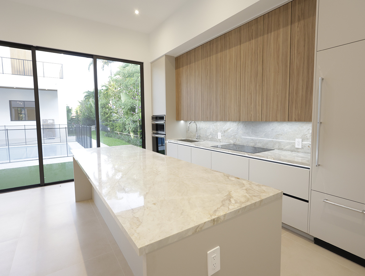 Sunny Isles Oceanfront Custom Kitchen